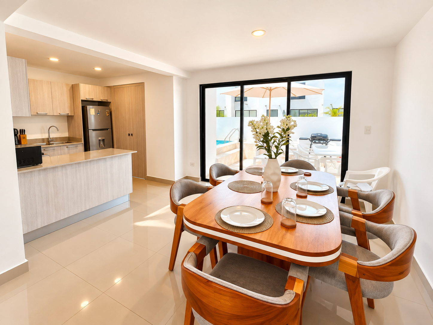 Townhouse amueblado de 2 habitaciones con jacuzzi privado