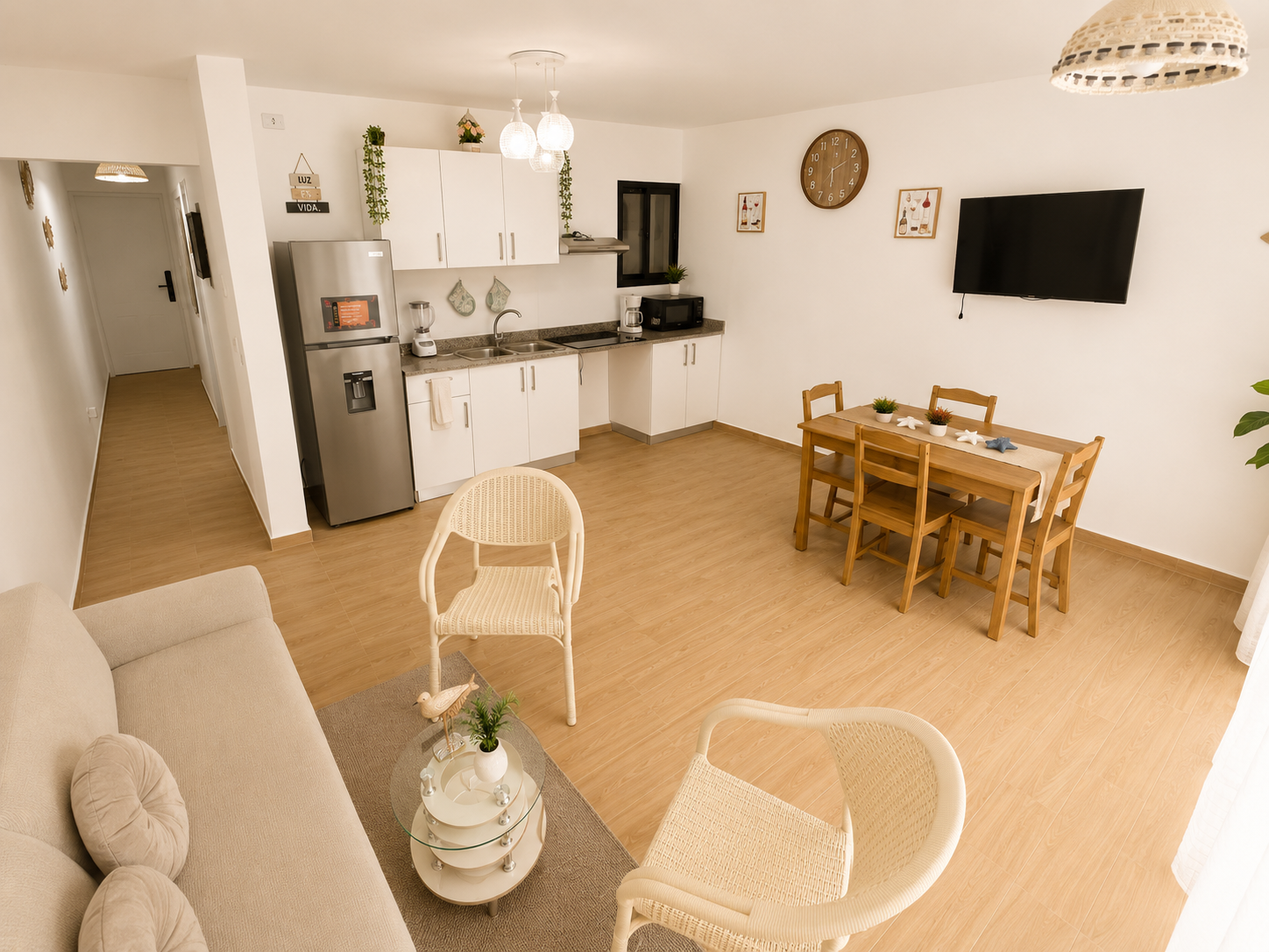 Apartamento amueblado de 1 habitación en Los Corales